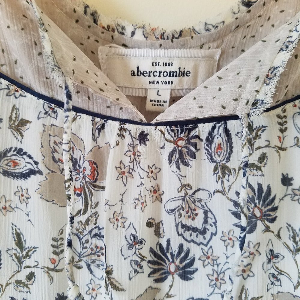 Abercrombie tank style top w lining sz L - Picture 3 of 5